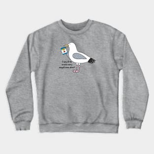 Seagull Food Ad Crewneck Sweatshirt